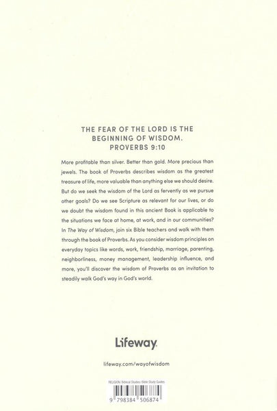 The Way of Wisdom: Bible Study Book with Video Access