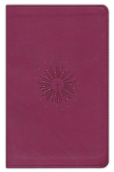 NLT Thinline Reference Bible, Filament Enabled Edition, Leatherlike, Cranberry