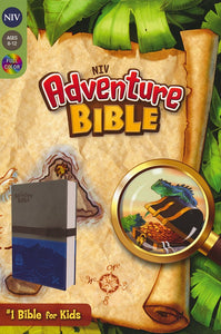 NIV Adventure Bible, Duo-Tone, Clip Closure, Gray/Blue