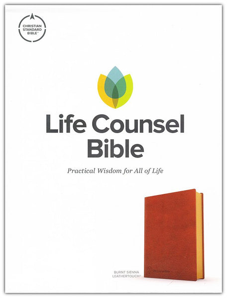 CSB Life Counsel Bible, Burnt Sienna Soft Imitation Leather
