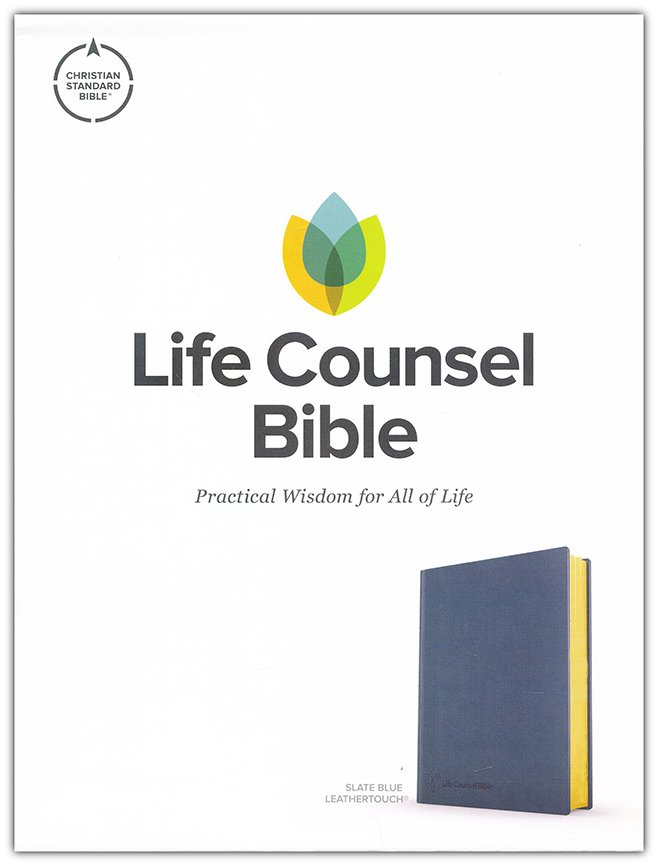 CSB Life Counsel Bible, Slate Blue Soft Imitation Leather