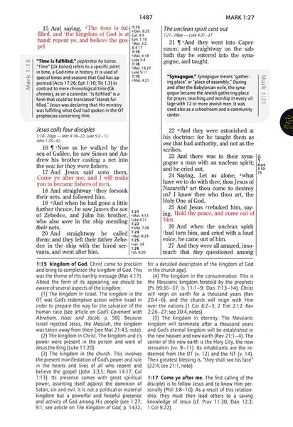 KJV Life in the Spirit Study Bible, Bonded Leather, Burgundy