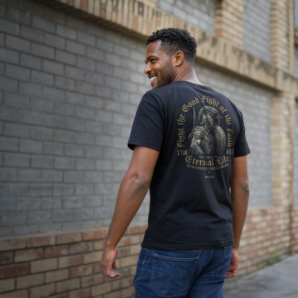 Kerusso Christian T-Shirt Fight The Good Fight