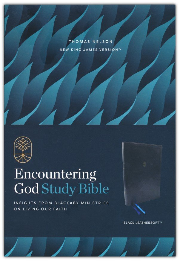 NKJV Encountering God Study Bible, Comfort Print, Black