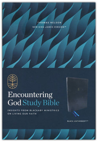 NKJV Encountering God Study Bible, Comfort Print, Black