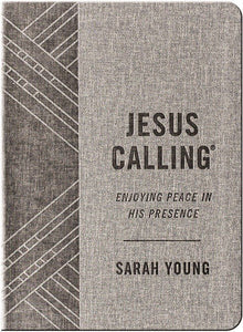 Jesus Calling Gift Edition, Soft Leather-Look, Gray