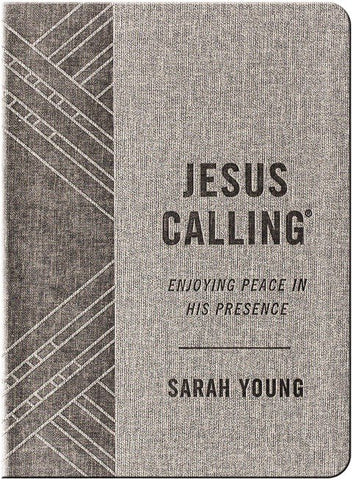 Jesus Calling Gift Edition, Soft Leather-Look, Gray