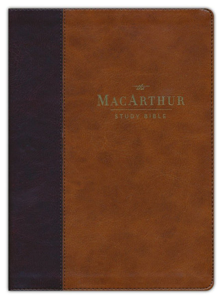 ESV MacArthur Study Bible, 2nd Edition, Leathersoft - Brown