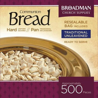 Communion Bread - Hard Uniform Squares - 500 pcs