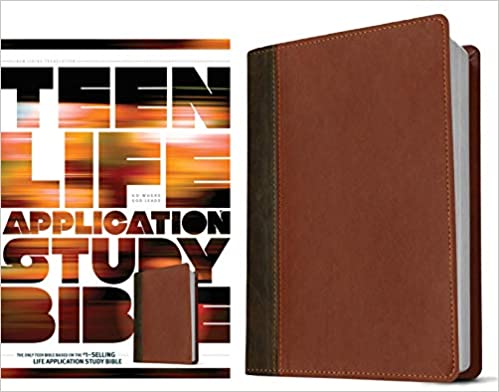NLT Teen Life Application Study Bible, LeatherLike, Brown