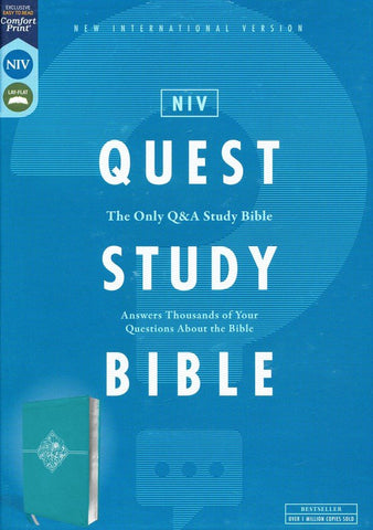 NIV Quest Study Bible, Turquoise