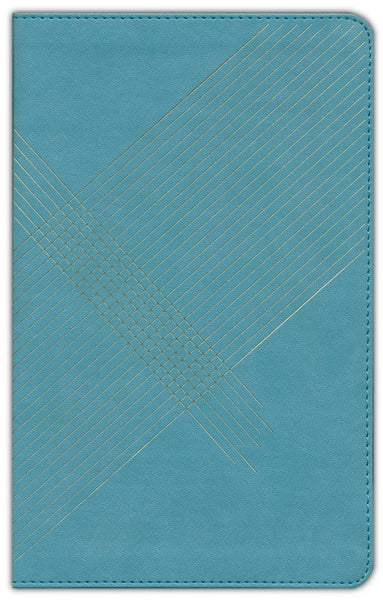 NLT Student Life Application Study Bible, Filament Enabled Edition, LeatherLike, Teal Blue Striped