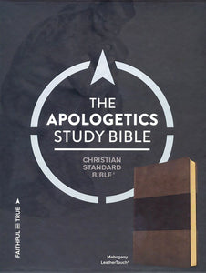 CSB Apologetics Study Bible, Mahogany LeatherTouch