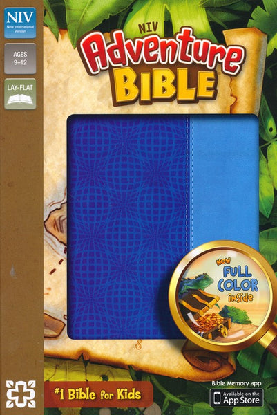 NIV Adventure Bible, Duo-Tone, Electric blue/Ocean blue