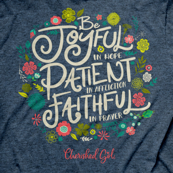 Cherished Girl Womens T-Shirt Joy
