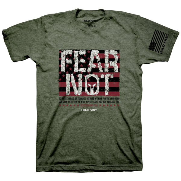 HOLD FAST Mens T-Shirt Fear Not