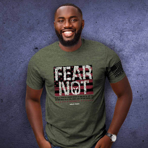 HOLD FAST Mens T-Shirt Fear Not